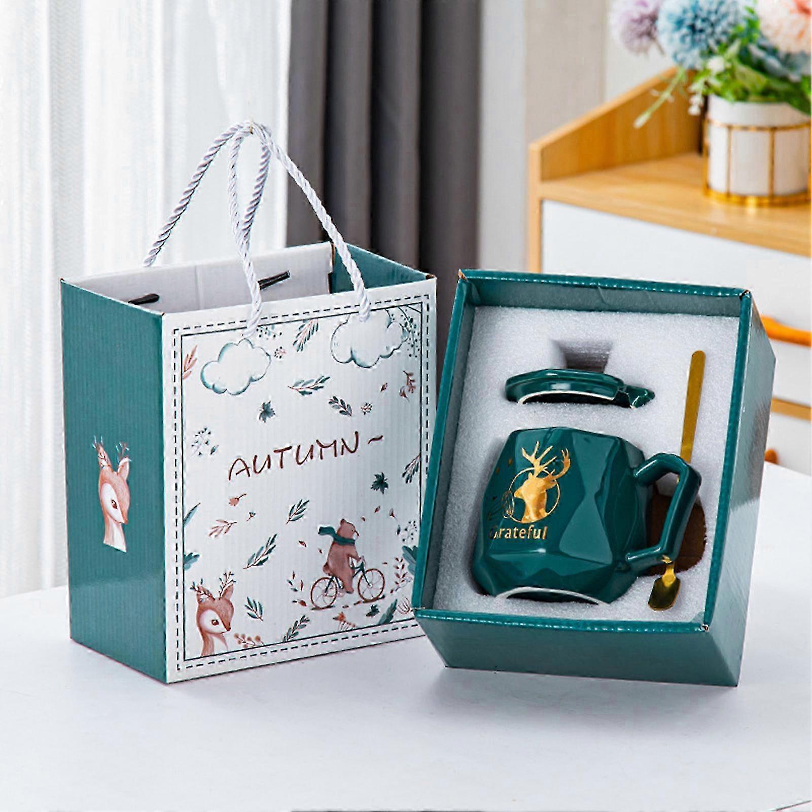 Glasögon Kaffekopp Set Semester Festlig Söt Kaffe & Te Mjölkkopp Lämplig för fritidshus inredning