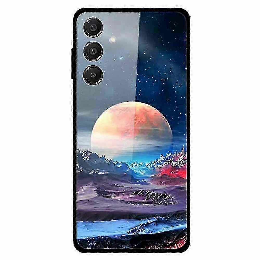 Galaxy A16 5G/4G Case with Pattern Print & Tempered Glass Cover