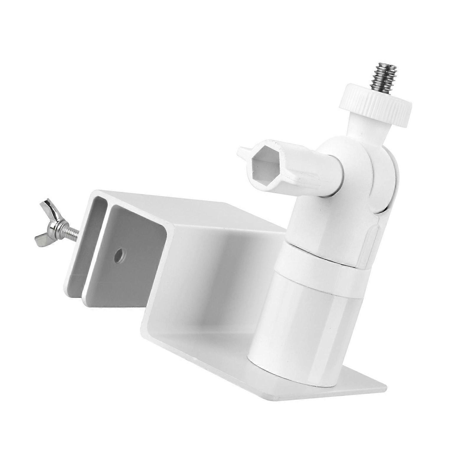 Aluminum Alloys Solars Panel Brackets 360 Degree Adjustable Angle Gutters Mounting Systems Durability Secure  White