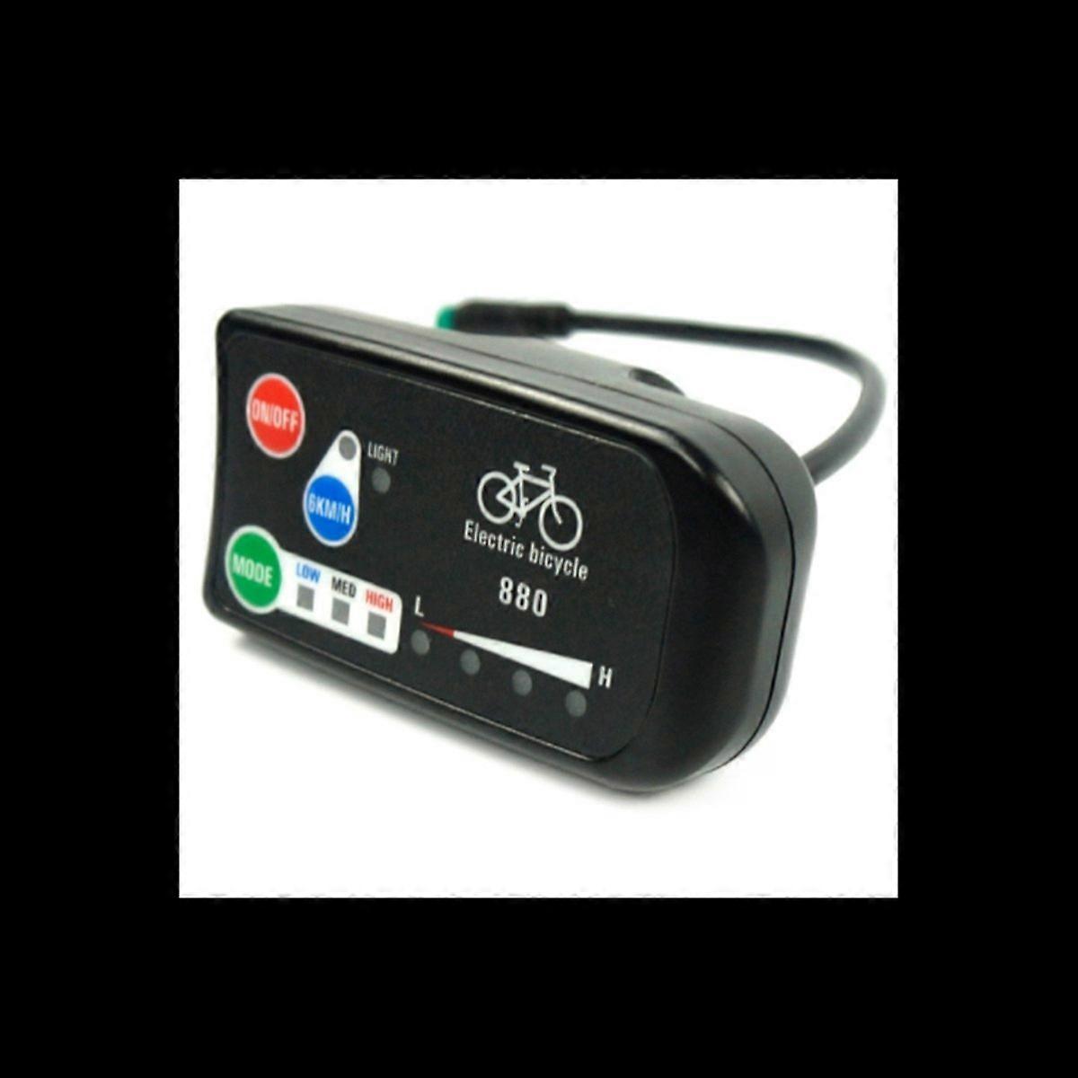 Electric Bicycle Display 36V 48V Ebike Ligent Control Panel Lcd Display LED880 Waterproof Controller