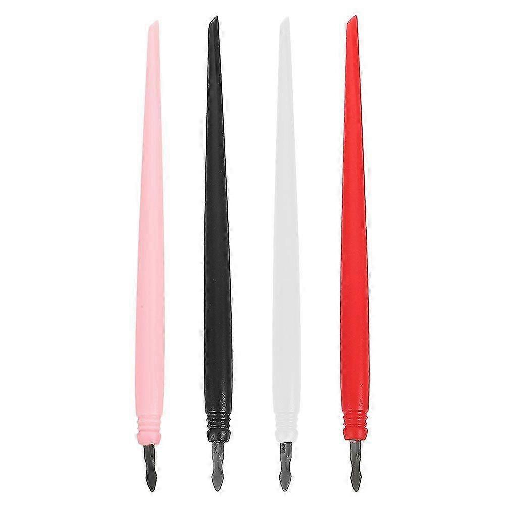 4pcs Scratch Tools Metal Tip Scratch Pen Scratch Paper Art Pen Scratching Drawing Tool For Diy Art Projects Ki13.00X0.60X0.60CMed Color SZRH