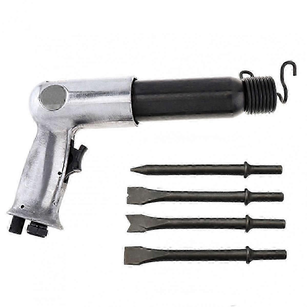 TORO 9150 9190 9250 Pneumatic Chisel Handheld Air Hammer Small Gas Shovels Rust Remover Pneumatic Tool with 4 Chisels