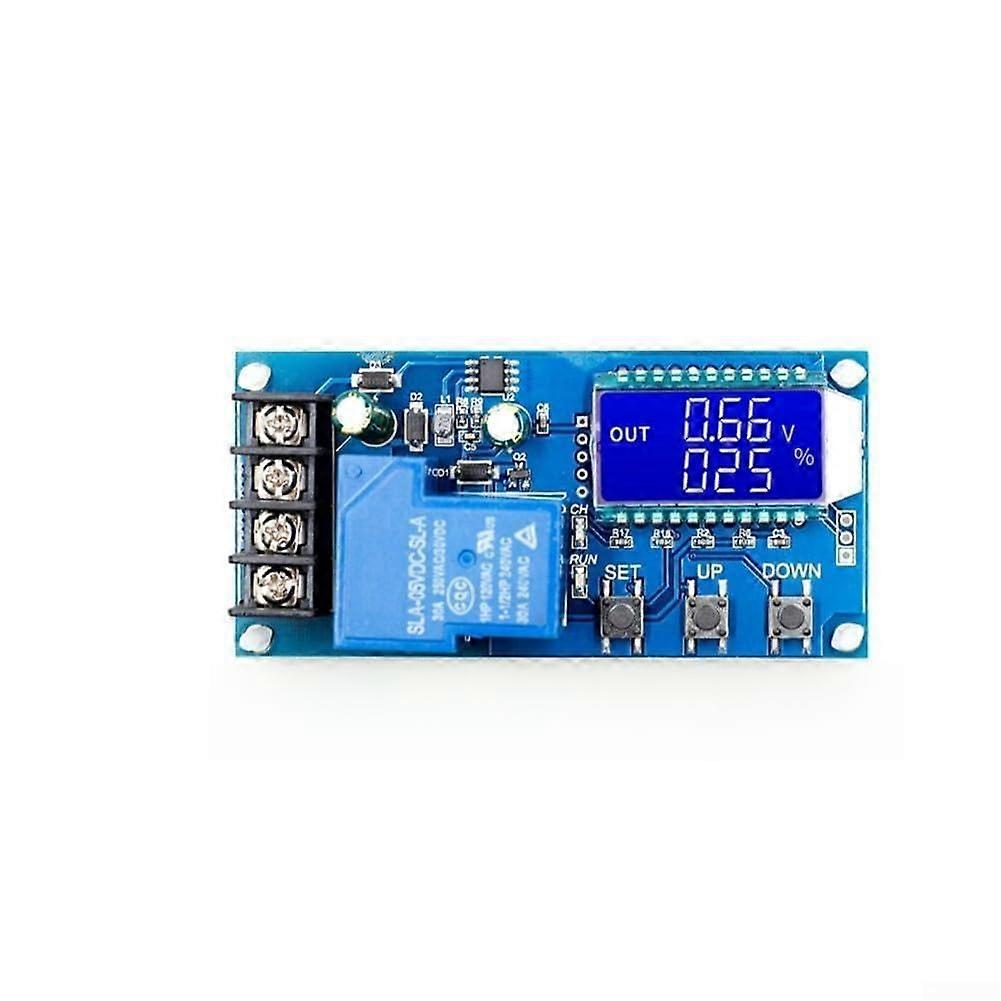 Charging Control Module For 660V Lithium Battery Protection Switch With LCD Up To 30A 0.1V Auto Charge Full PowerOff