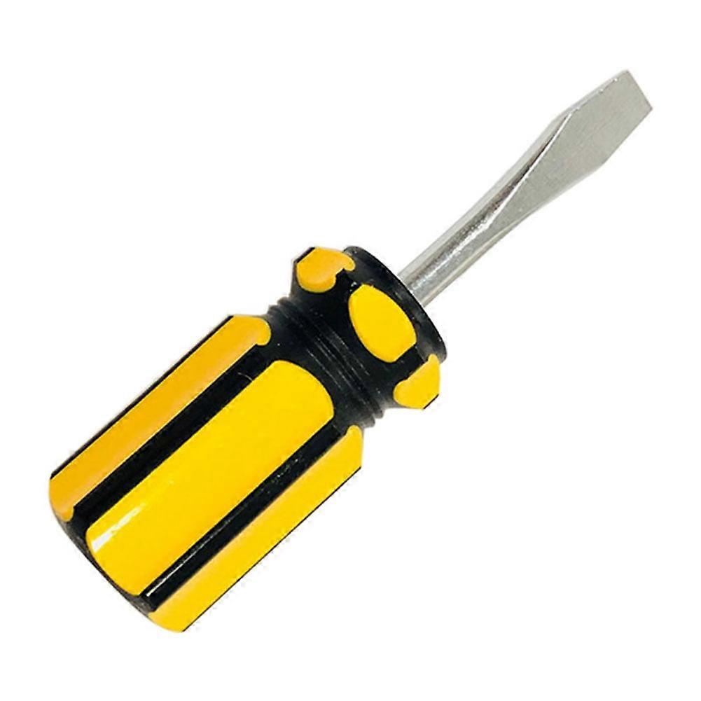 6mm Small Handle Stubby Screwdriver Flat Head and Slotted Screwdrivers