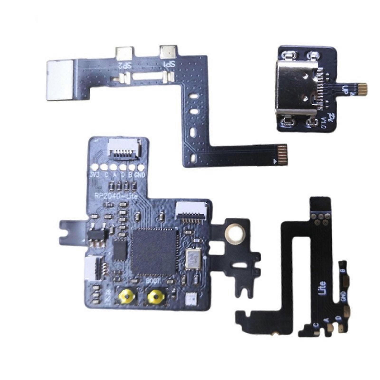 Upgradable CPU Cable Chip Replacement Game Consoles Upgrades Programmable Cable Chip Replacement Suitable for Rp2040 Lite Multicolor