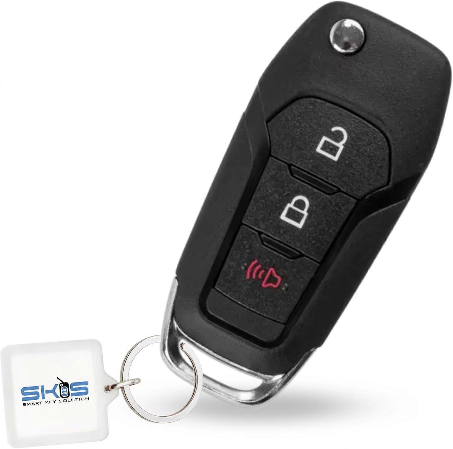 Folding Key Fob Replacement for Ford F-150/F150 2015-2022 F250 F350 2017-2022 Explorer 2016-2022 Ecosport 2018-2021 Ranger 2019-2022 Bron