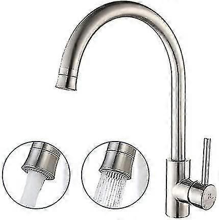 キッチンタップ 2 お好みのジェット湾曲したスパウト 360 回転生態学的シンク