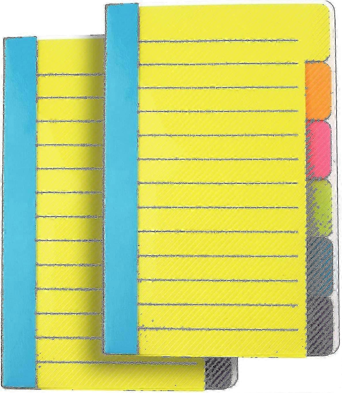 Office School Supplies Notes Tabs, Bright Colors Note Pad 2 Pack