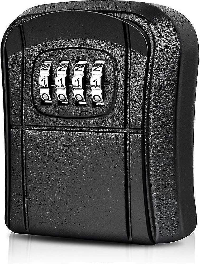 Key Box Wall Mounted Mini Key Safe Outdoor Key Box With Resettable 4-digit