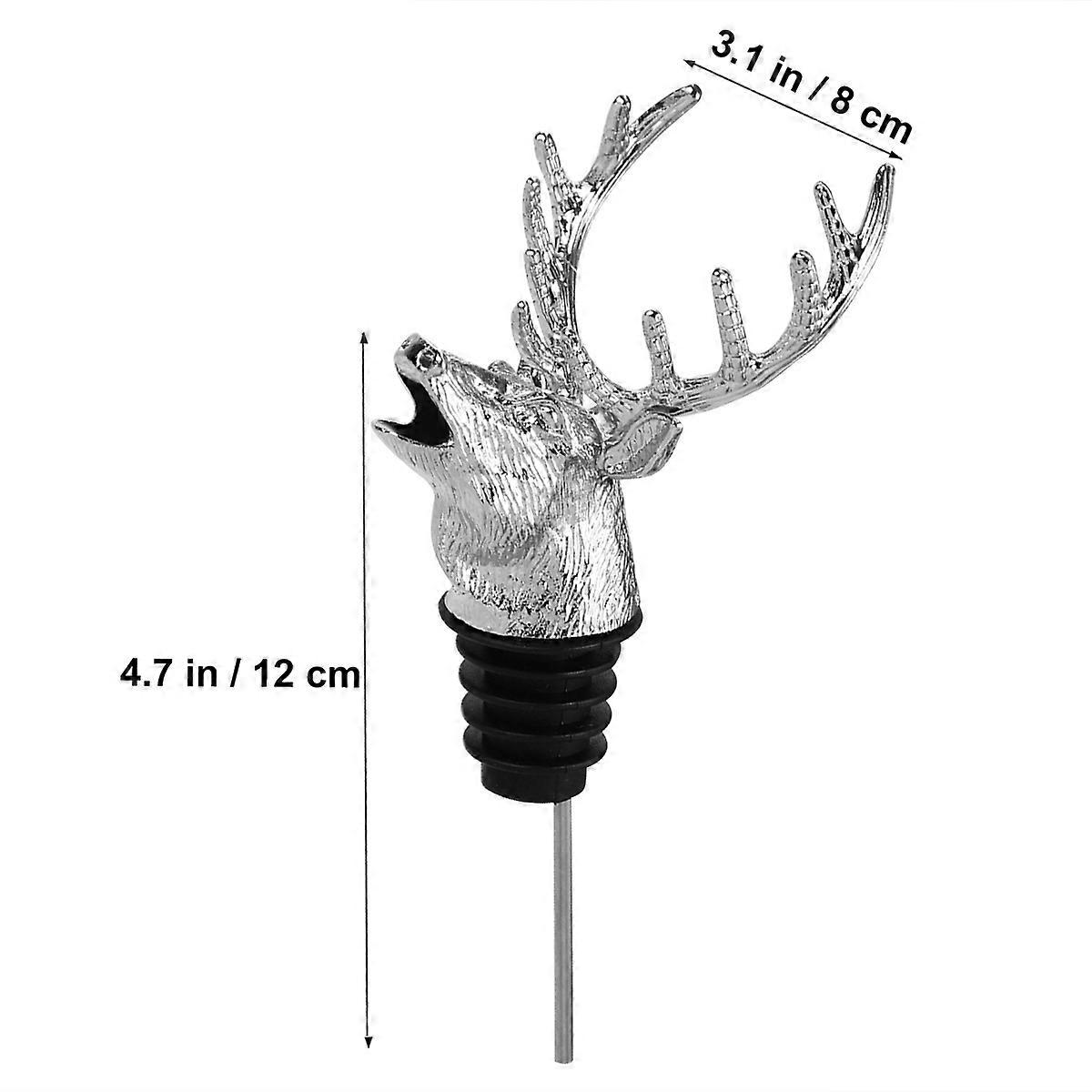 Deer Head Pourer and Simple Aerator for Use