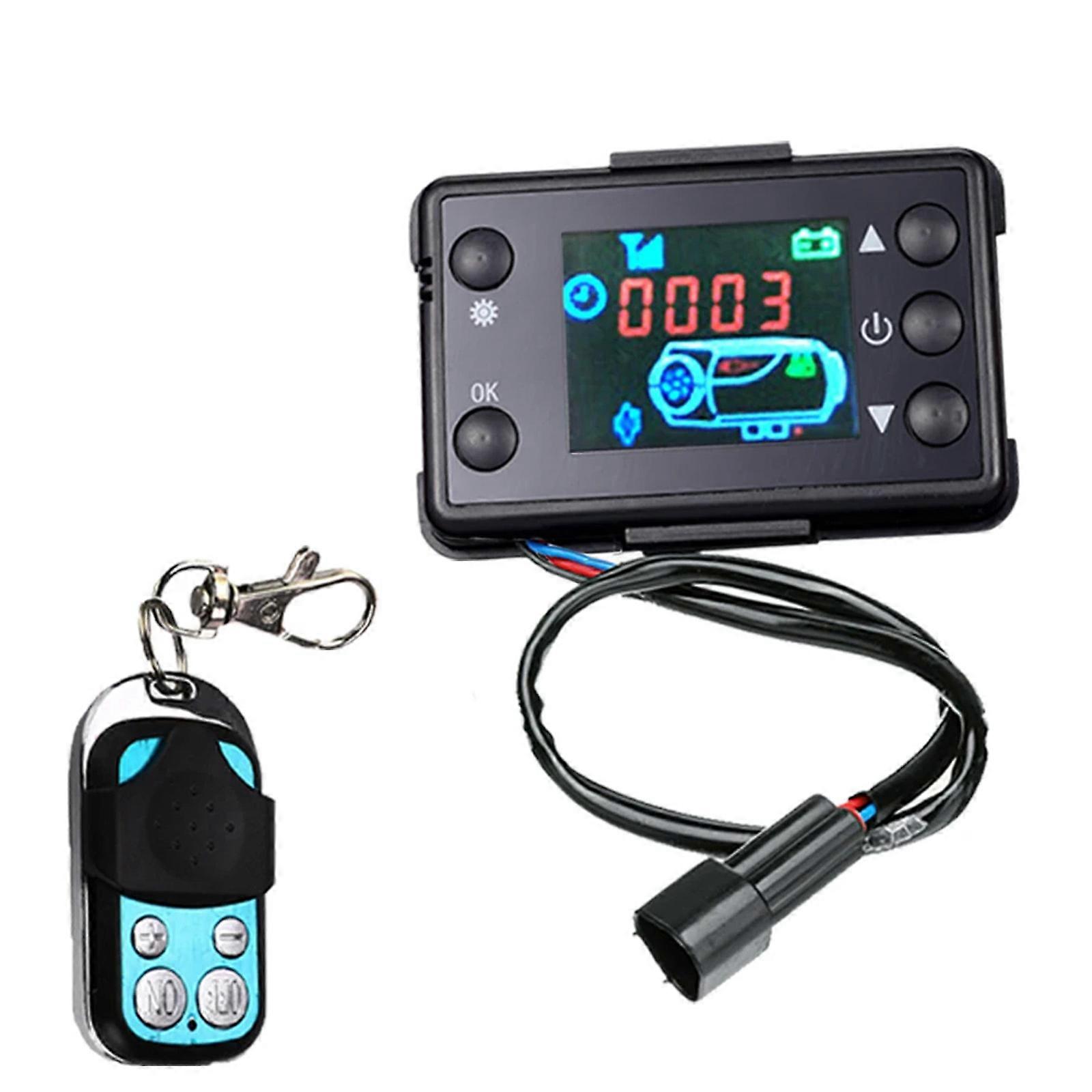 Universal Diesels Heater Remote Control System With LCD Interfaces And Temperature Monitoring For Commercial Vehicles Multicolor
