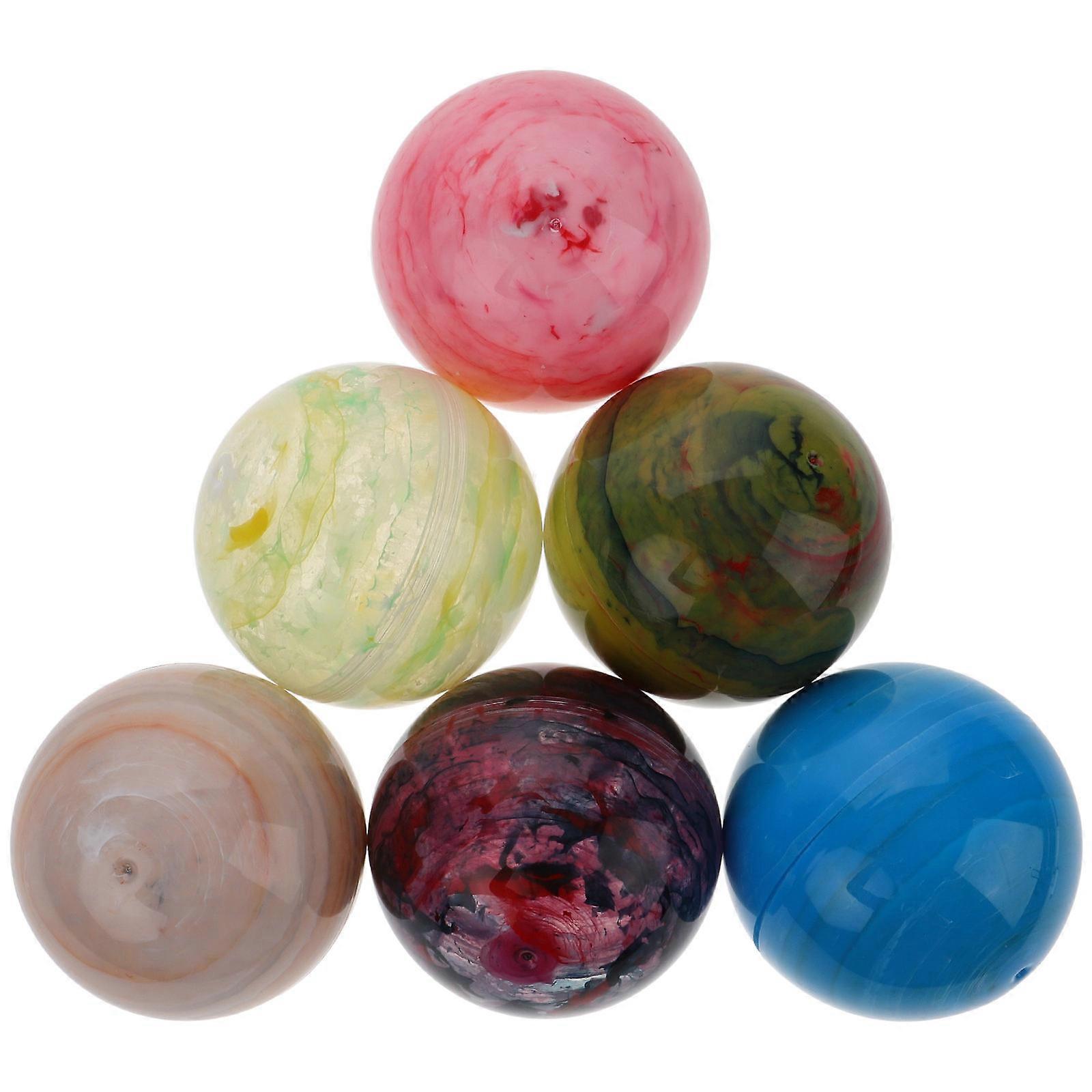 Vending Machine Capsules Empty Capsules Balls for Candy Storage 6Pcs