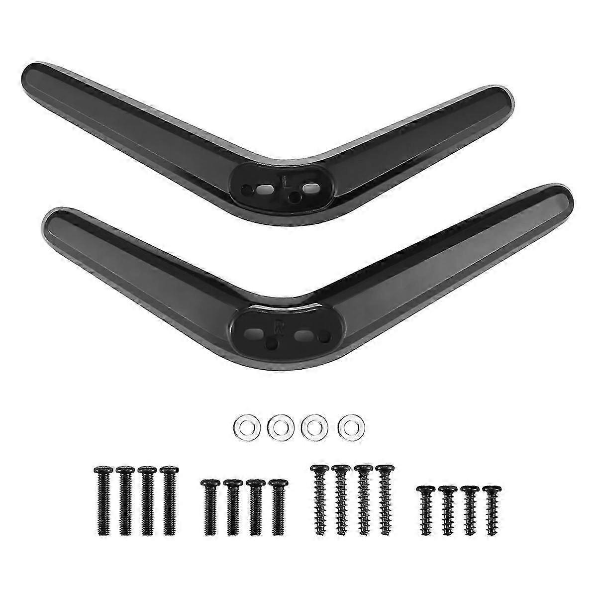 Pés ajustáveis para suporte de TV TCL Roku 28D2700, compatíveis com TVs de 28, 32, 40, 43, 49, 50, 55 e 65 polegadas.