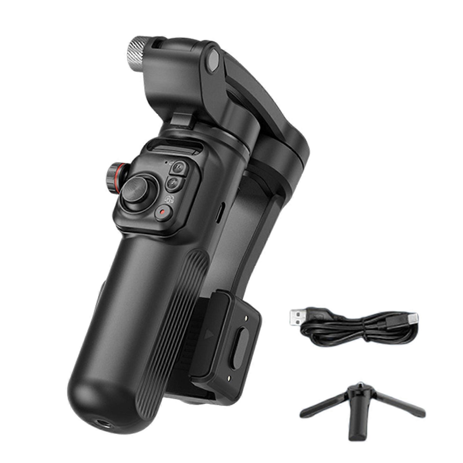 Foldable Mobile Phone Gimbals Smooth 360 Rotation Professional Video Recording Stabilization Easy to Carry for Travel Multicolor