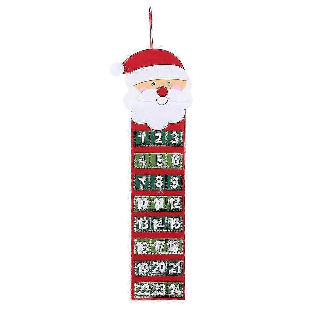 25-26 Christmas Advent Calendar Reusable Countdown Calendar Christmas Decorations Pendant