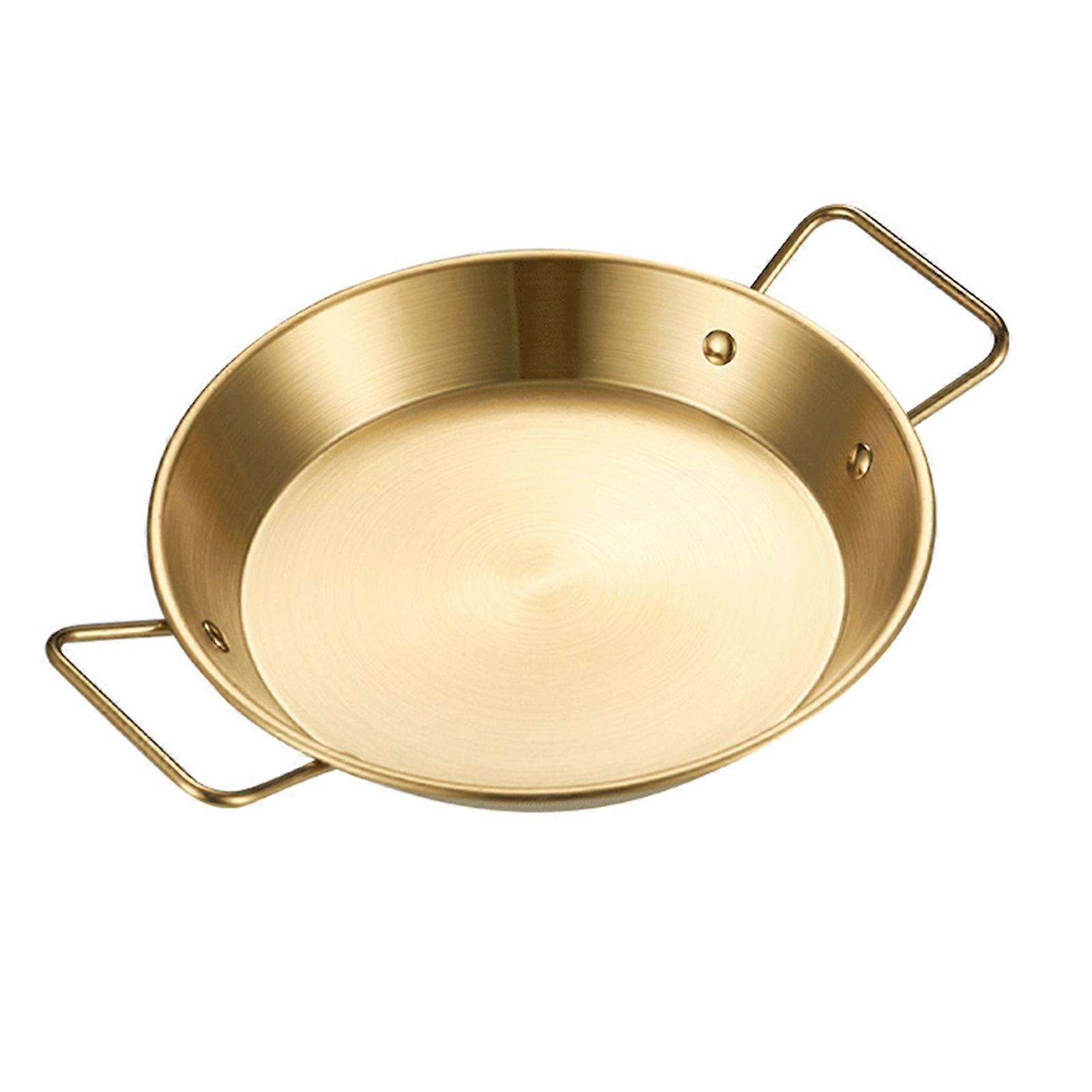 Versatile Nonrust Steel Kitchen Tray With Two Handle Perfect For Serving Lobsters Pastas Salad Modern Rustproof Dish For Daily Cooking Multicolor