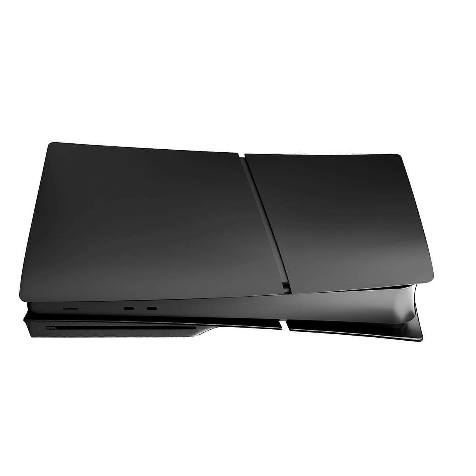 Replacement Hard Faceplate Anti Scratch Shell Protector Cover Game Console Dustproof Case for Slim Disc Version  Black