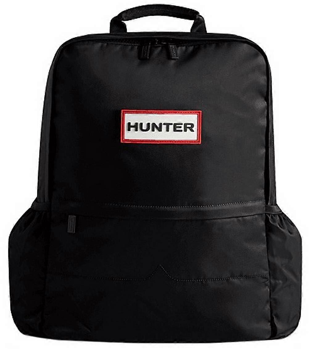 Hunter Nylon Large Backpack - Black