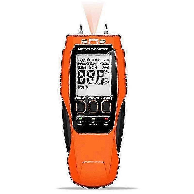 2 in 1 Moisture Meter, for Mold Self-Testing,Water Leak Detector,Moisture Sensor for Firewood,Drywall Mold Detector