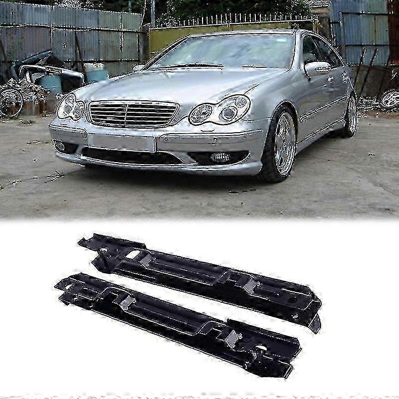 2Pcs Front Bumper Bracket End for W203 C-Class 2038801114 2038801214