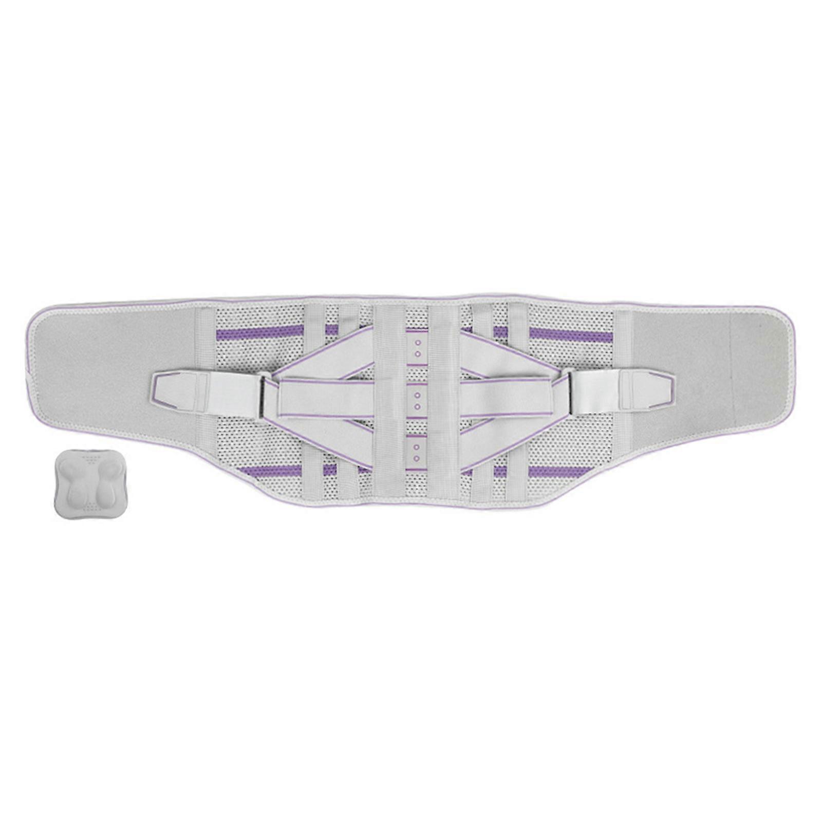 Waist Support Belt Combining Adjustability Breathability And Lightness Support For Optimal Use In Sitting And Movements  Gray XL