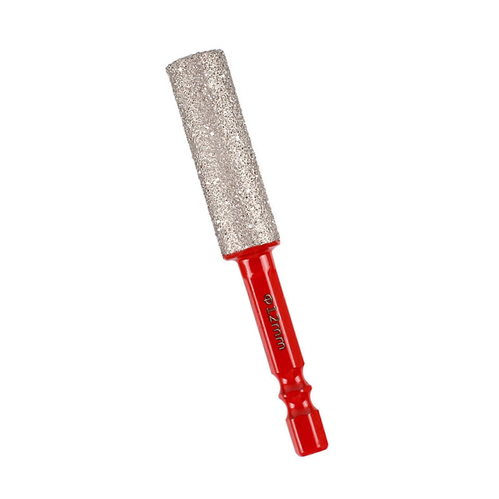 Multipurpose Diamonds Hole Cutter Hexagonal Shank Shockproof Drill Bit for Portable Drilling Grinding Applications Multicolor