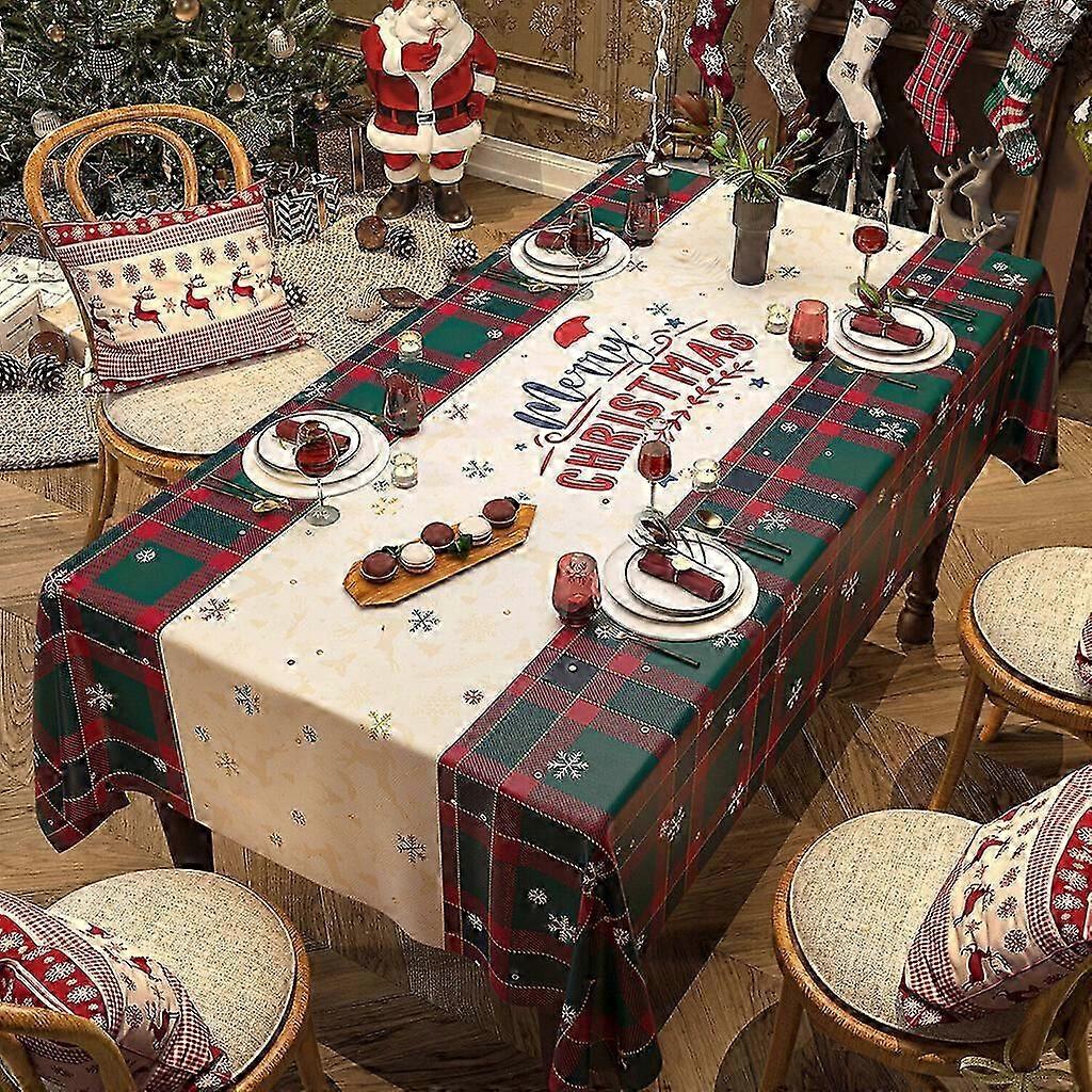 Christmas tablecloth rectangular Christmas tablecloth 140 x 180 cm
