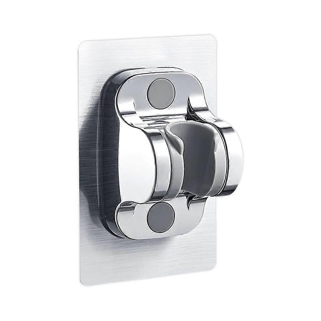 SelfAdhesive Shower Head Holder Adjustable Wall Mount Bracket for Bathroom 12.3x8cm