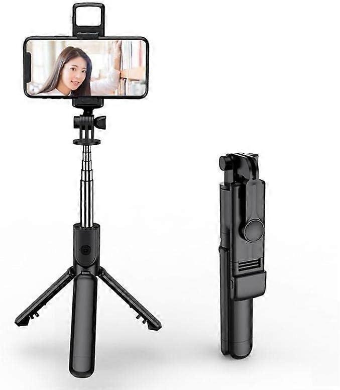 360 Selfie Stick 68cm Tripod Bluetooth Stable Stand Detachable Bluetooth Remote