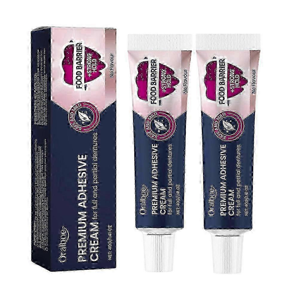 Soft Thermoplastic Denture-Adhesive, Premium Formulas Non Glue Denture-Adhesive Cream, For Upper Lower or Partials_li