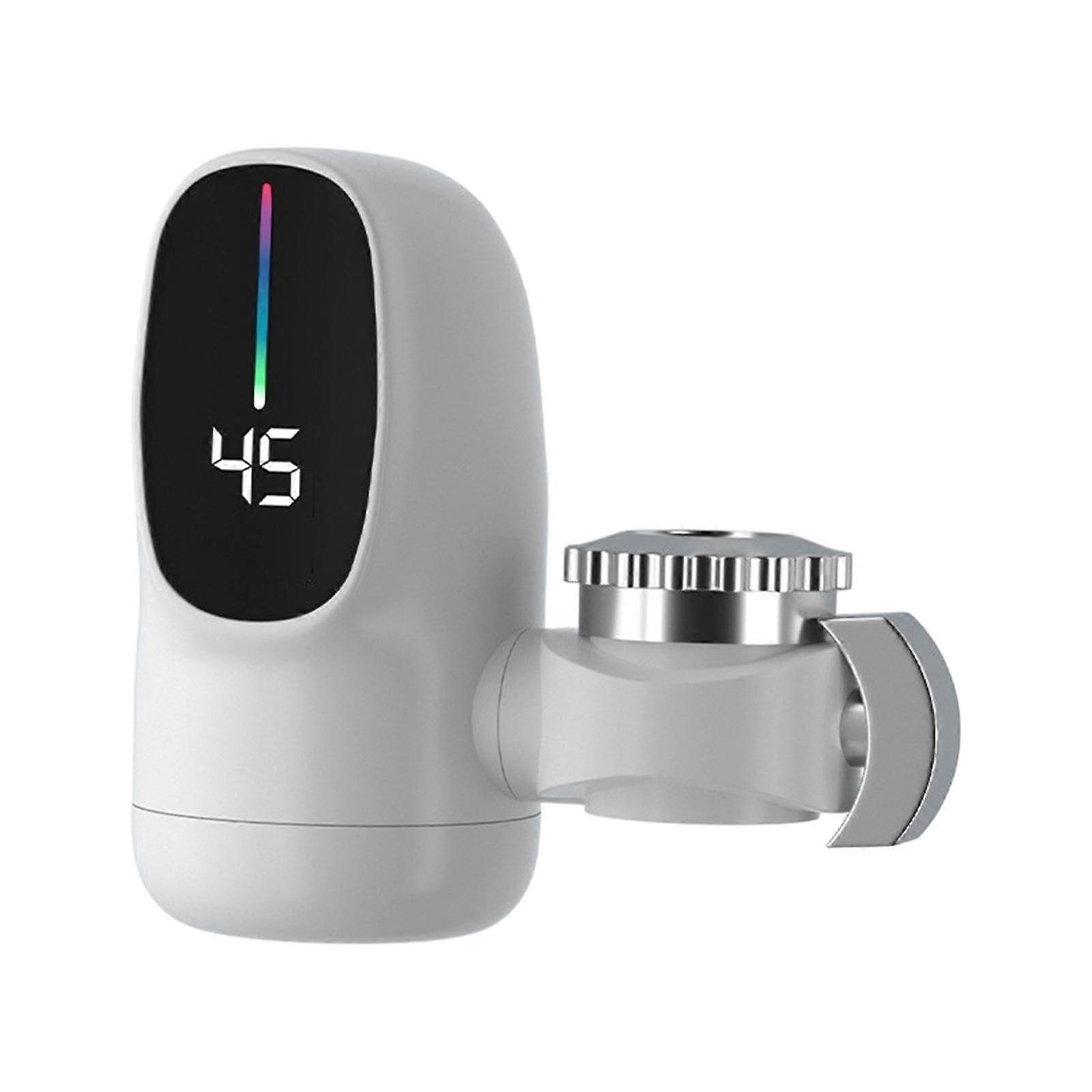 Electric Instant Hot Water Tap with Rotatable Spout and LED Temperature Display for Kitchen or Cafe