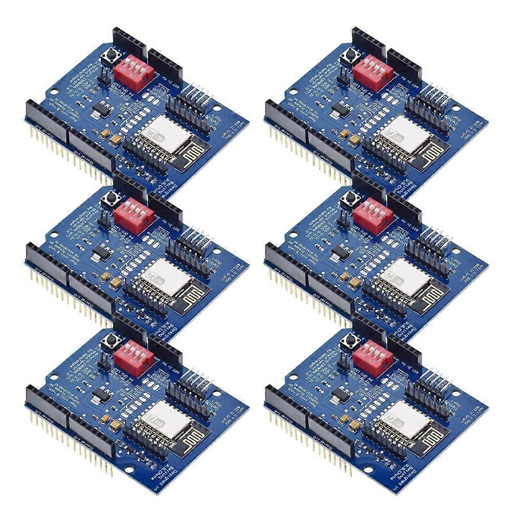 ESP8266 ESP-12E UART WIFI Wireless Shield Development Board for R3 Circuits Boards Modules ONE 6PCS