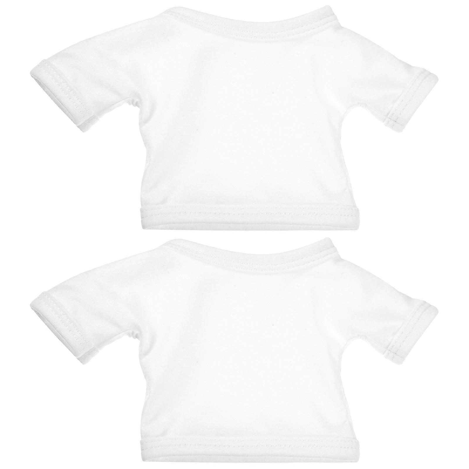 2Pcs Bär Puppe Kleidung Dekorative Puppe Kostüm Wiederverwendbare Puppe Ankleidekleidung