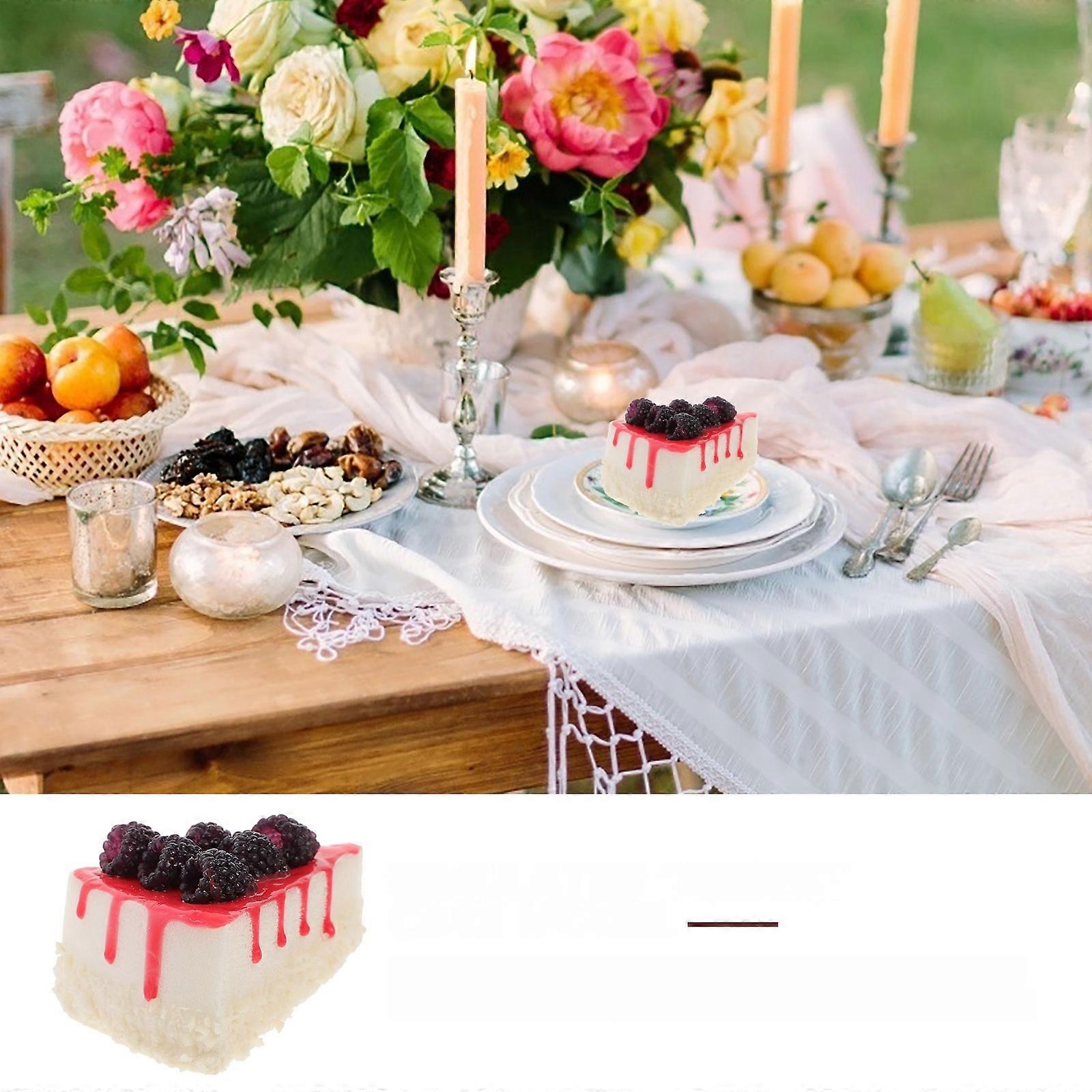 Simulation Cake Decoration Artificial Cake Model for Decor Lifelike Display