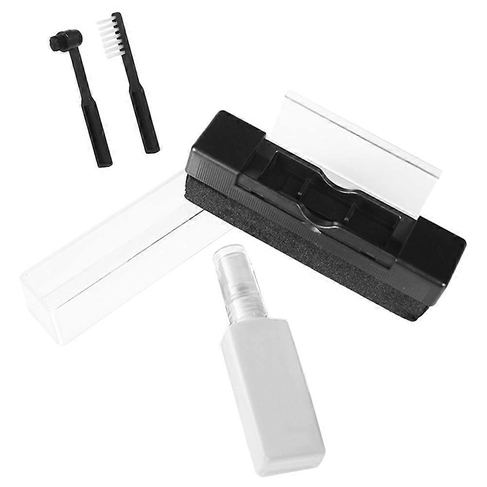 Record Cleaning Kit for Audio Quality Improvement 1Set with Brushes and Pad