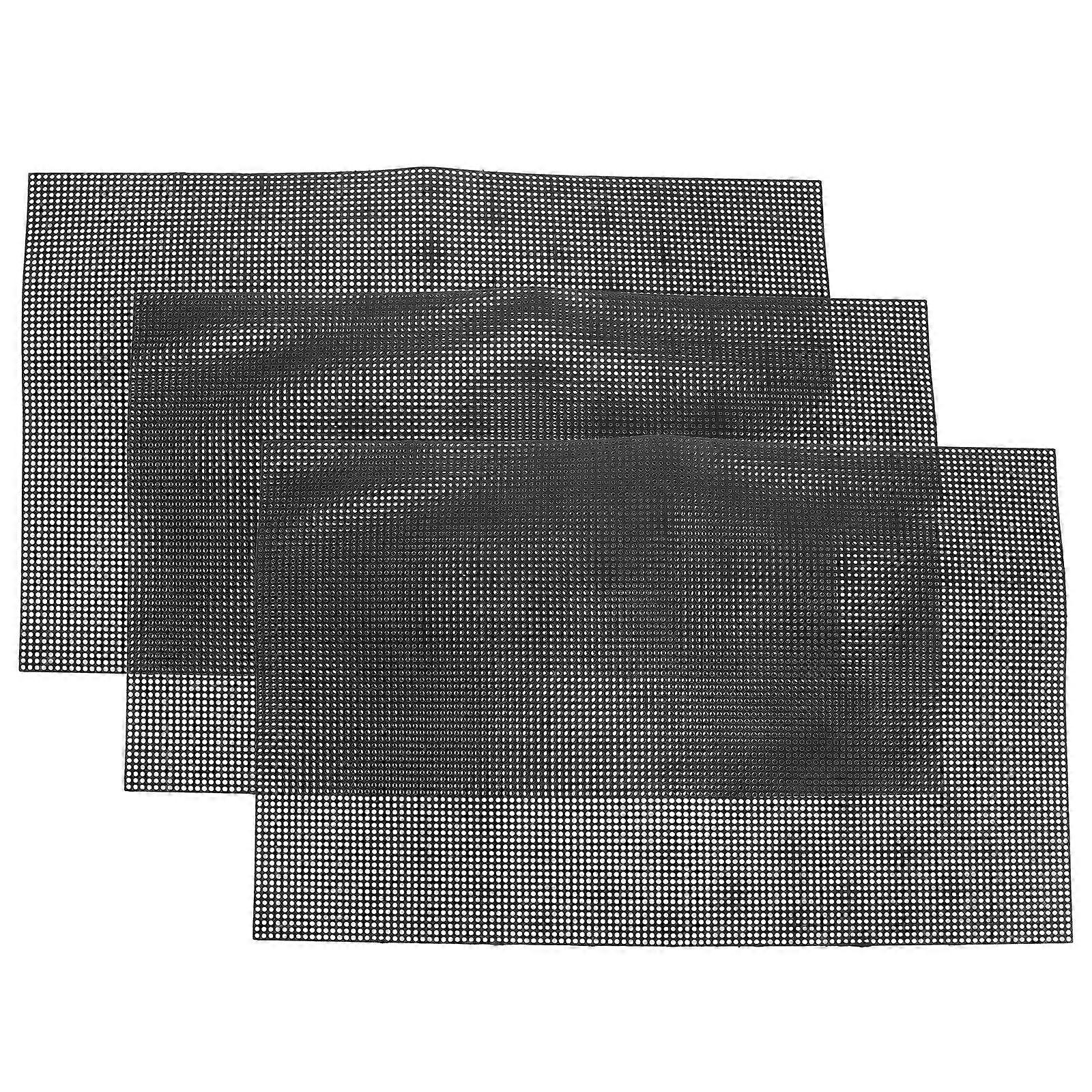 Crafting Knitting Sheets Plastic Mesh Base for Stitching 3Pcs Material