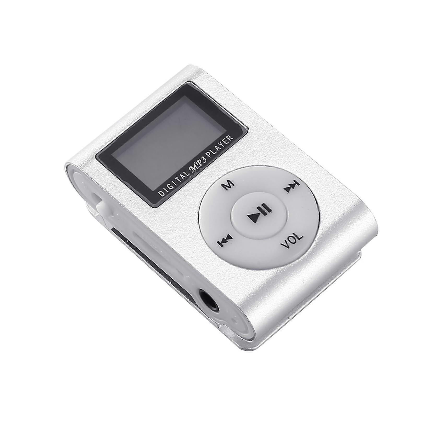 Mini USB Clip MP3 Player With Video Screen, 32GB, Supports Micro SD/TF Card