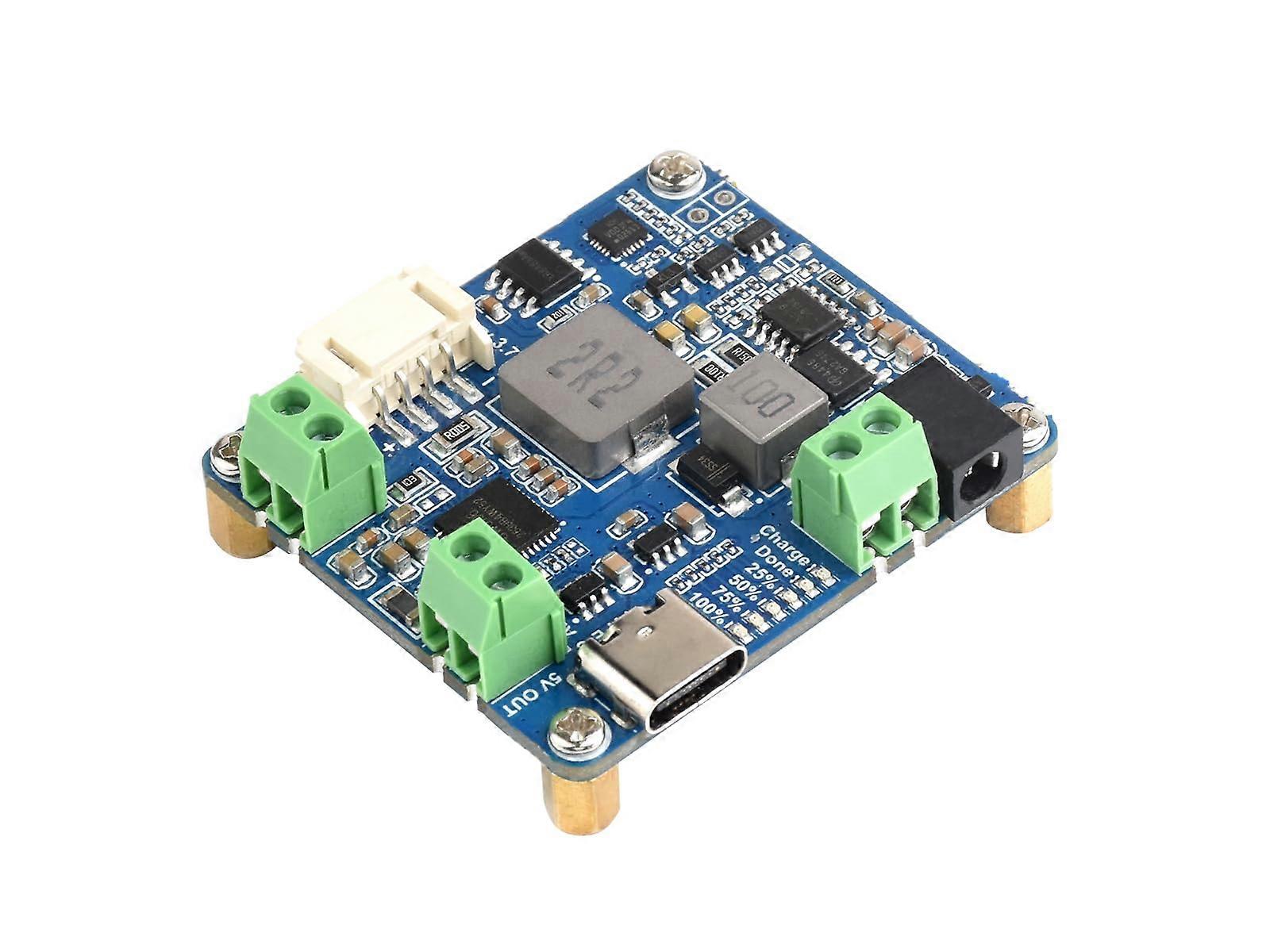 Solar Power Manager Module (D) 6V24V Panel Compatible, TypeC Adapter, 5V/3A Regulated Output, USB MPPT Solar Charger