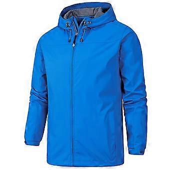 New Men's Waterproof Windproof Outdoor Hiking Work Hooded Jacket Coat Outdoor