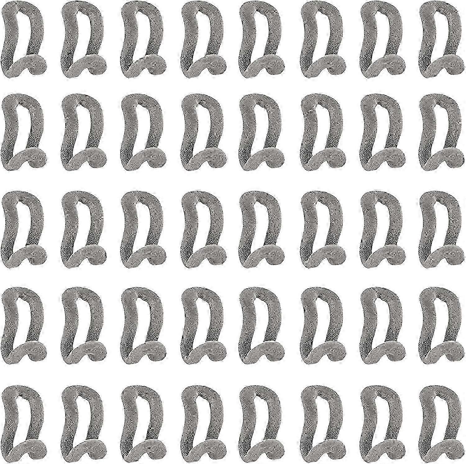 40 Pcs Mini Flocking Hooks, Non-Slip Flocking Connector Hooks (Grey)