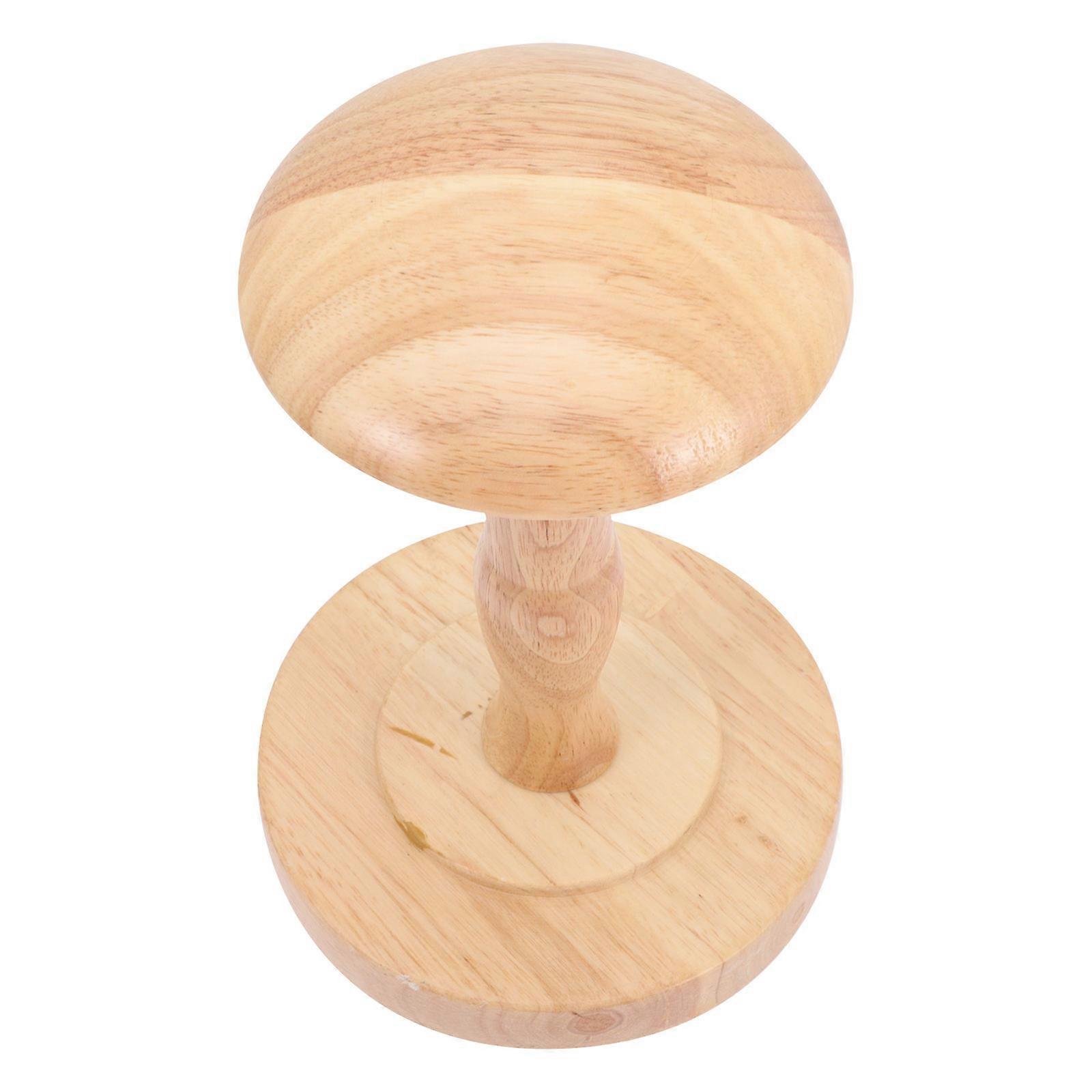 Wooden Hat Display Holder for Storage Use 4Pcs Tabletop Hat Stand