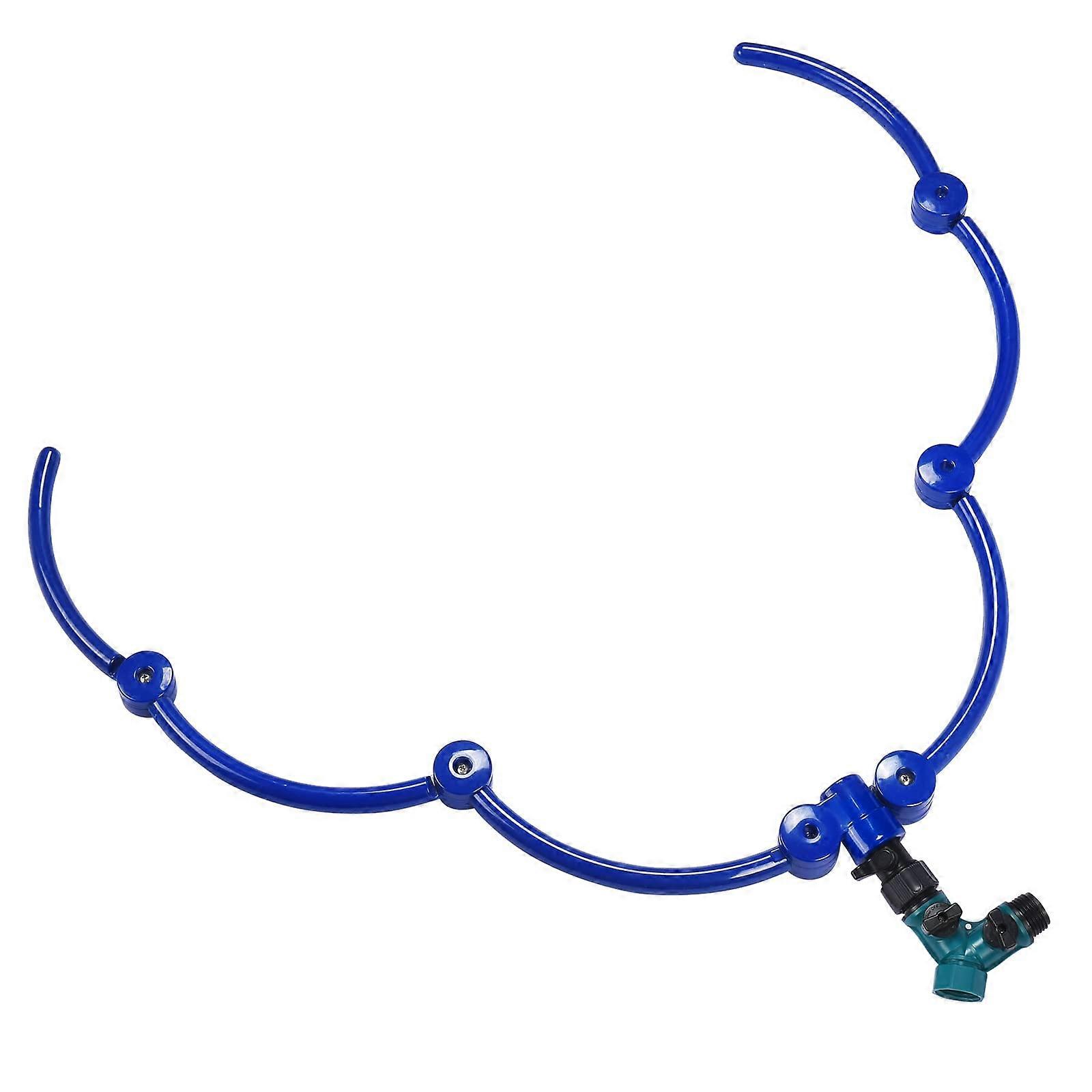 360 Degree Tree Watering Ring with Adjustable Flow for Targeted Root Zone Irrigation and Y Hose Splitter