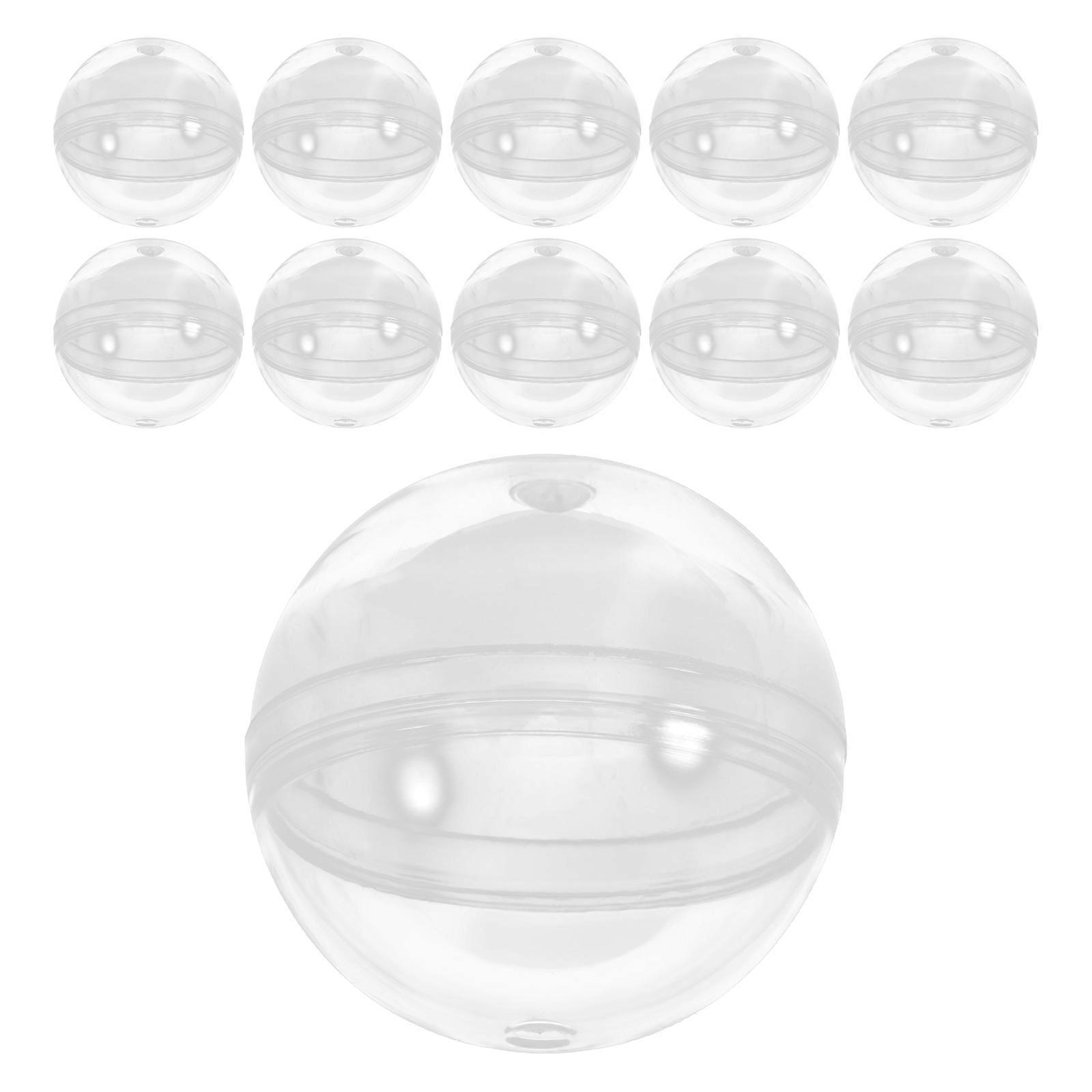 Vending Machine Capsules for Toy Storage Transparent Plastic 200Pcs