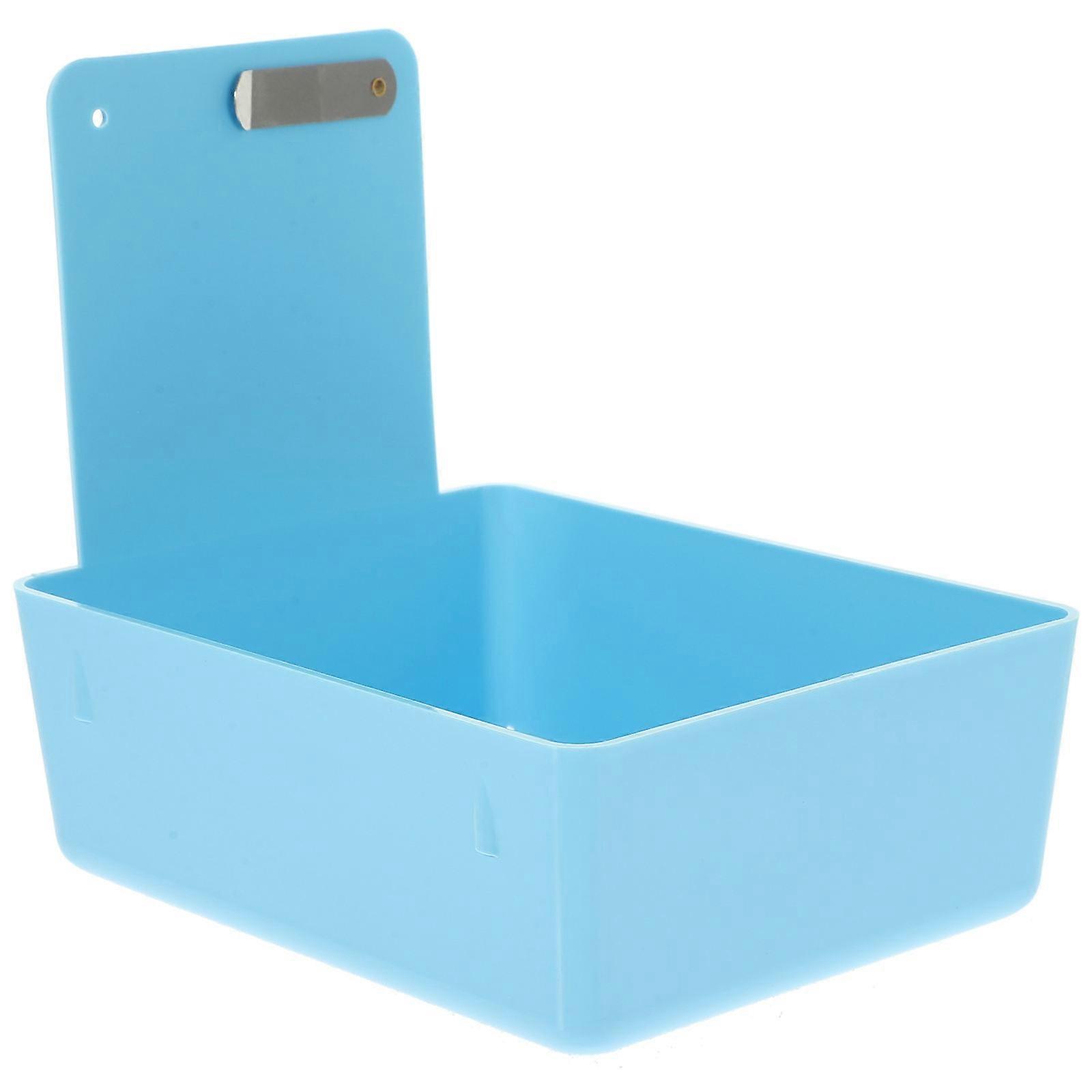 Plastic Dental Retainer Box Blue for Storage Use Practical Design