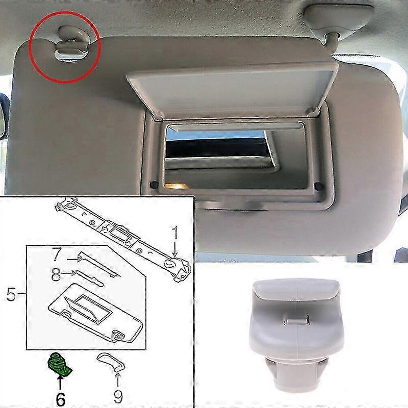 2pcs Car Sun Visor Hook Bracket Clip Sun Visor Bracket Clip Sun Visor Hook Bracket 25-26