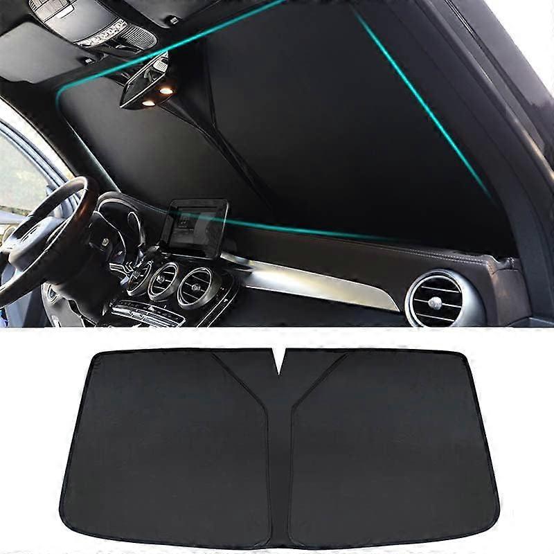 Car Windshield Sun Shade for Honda Fit 20082013, UV Protection Foldable Front Window Visor