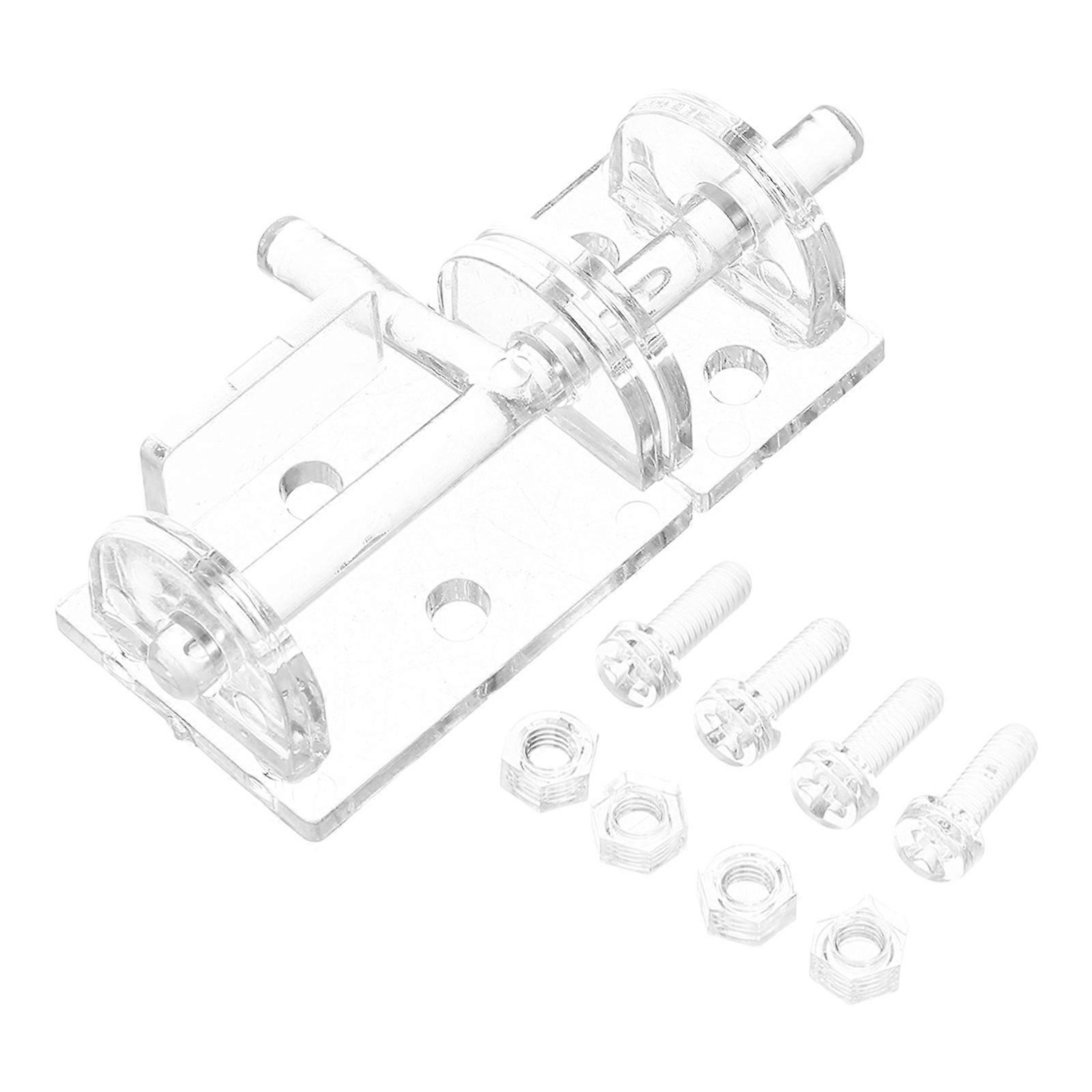 Transparent Acrylic Door Bolt Lock Hasp Offers Protection Function