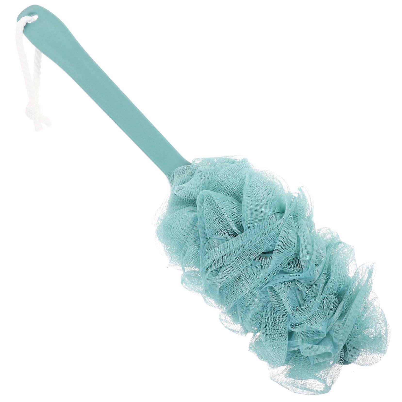 Shower Back Scrubber Long Handle Bath Brush for Deep Exfoliation with Ergonomic Grip and Hanging Loop