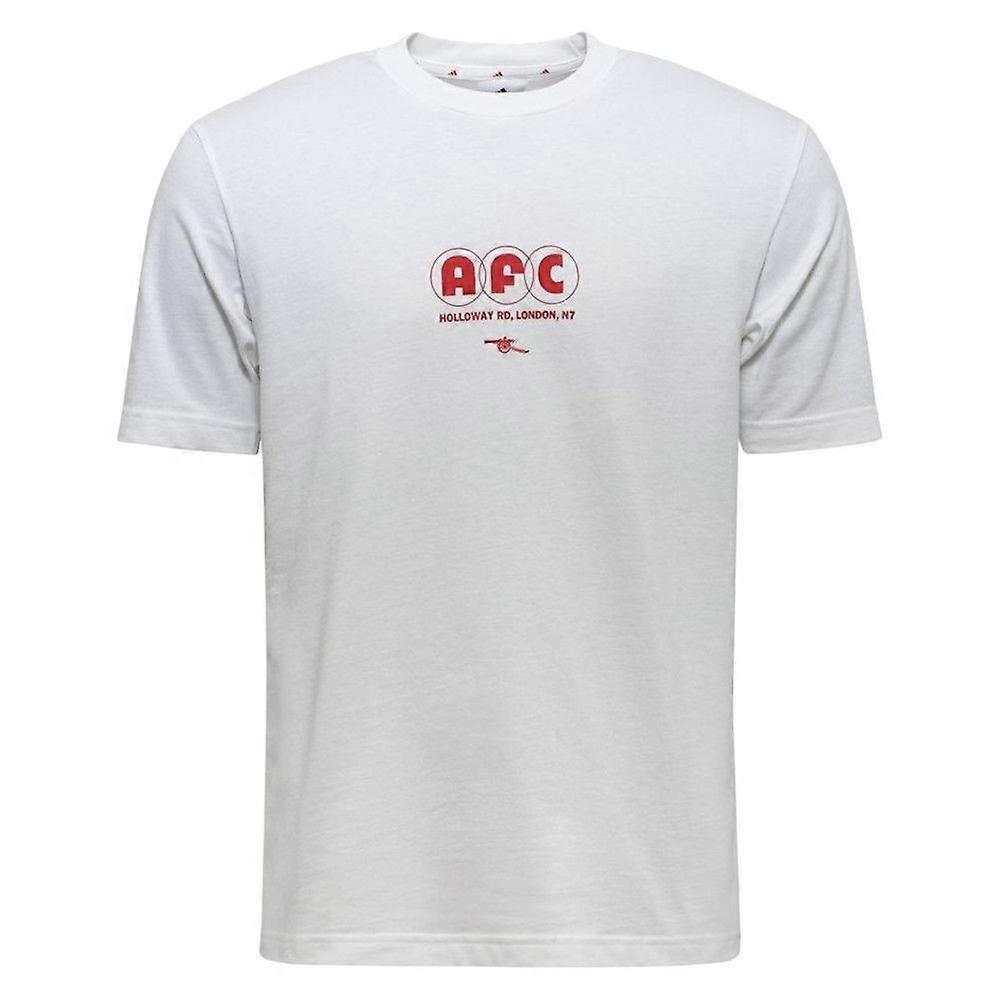 2025-2026 Arsenal Graphic Tee (White)