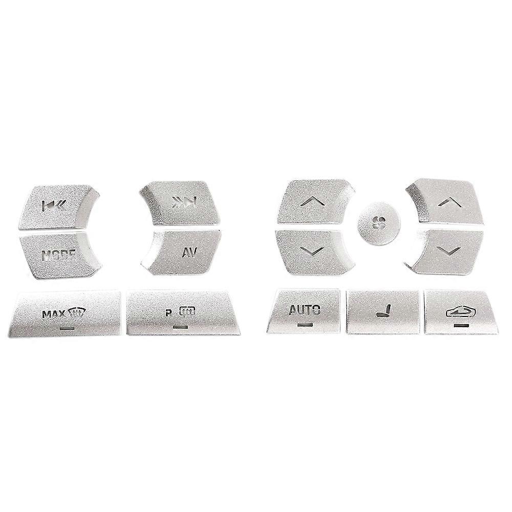 15Pcs Central Control Button Cover Sticker for XF 2012-2015